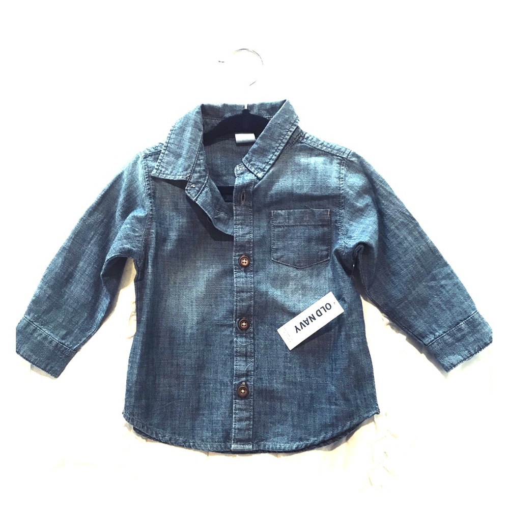 Toddler Denim dress shirt. NWT.
